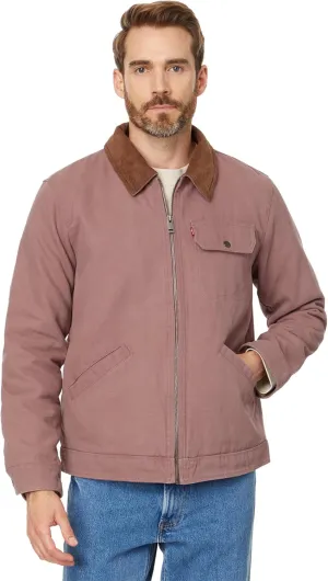 Levi's Men's Workwear Cotton Canvas Corduroy Collar Depot Jacket
