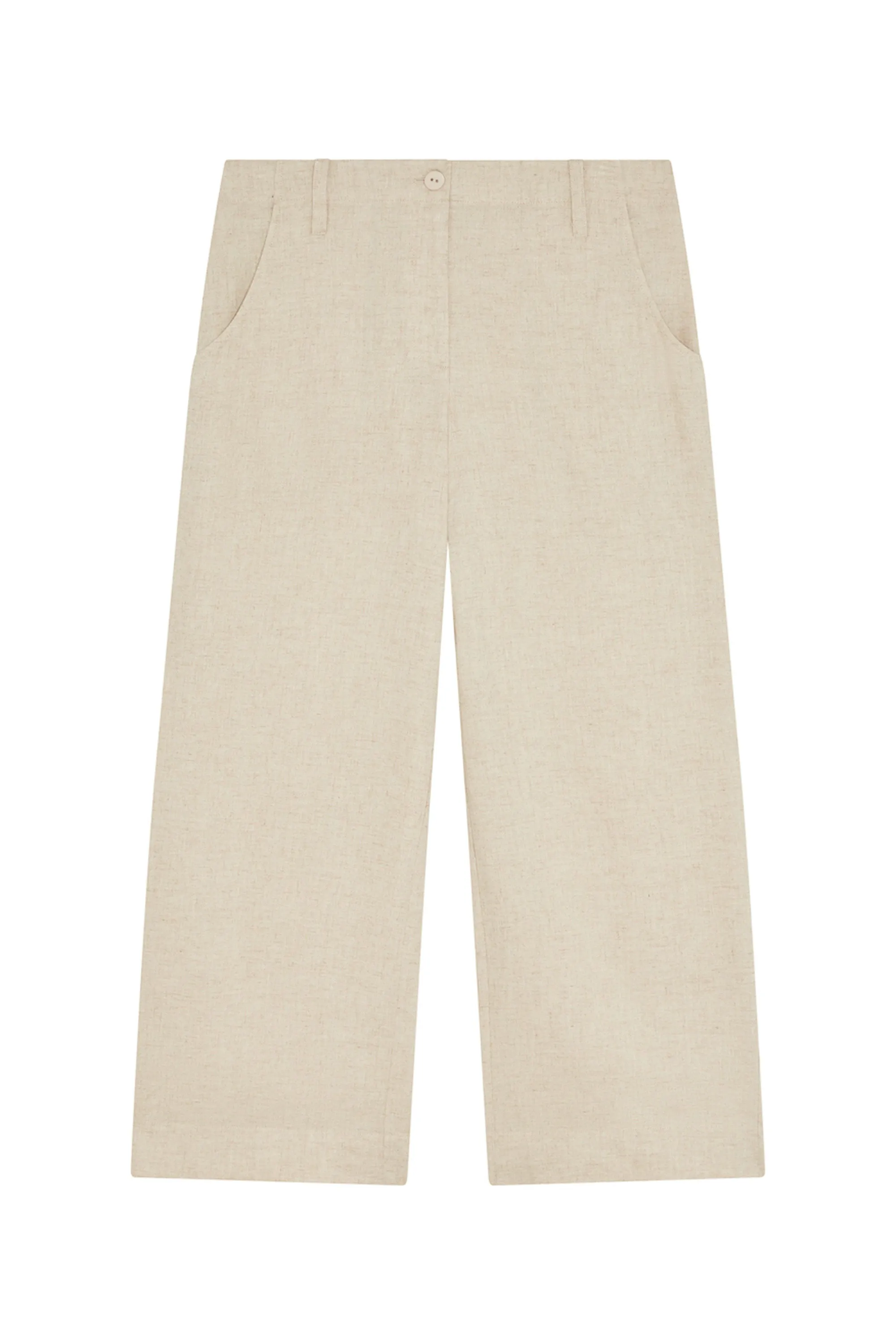 Linen A-Line Pants