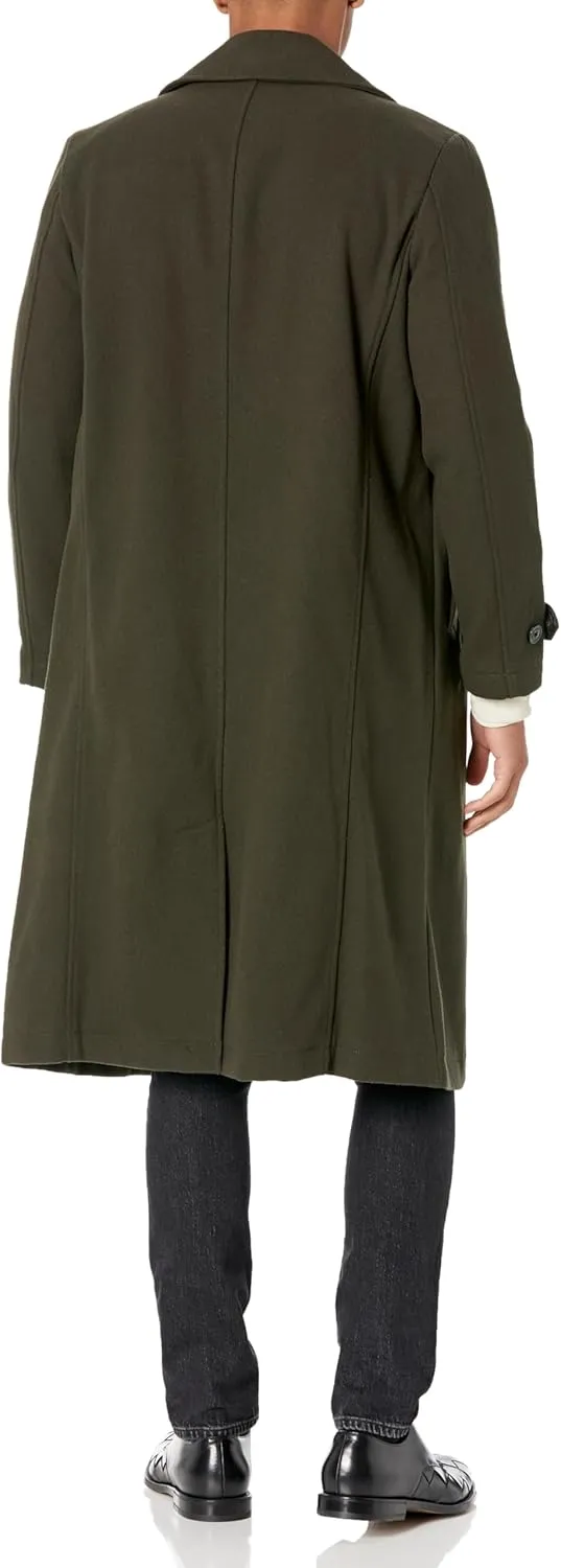 LONDON FOG Men's Classic Wool Blend Topcoat