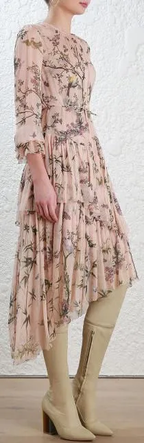 'Maples' Tier Long Dress