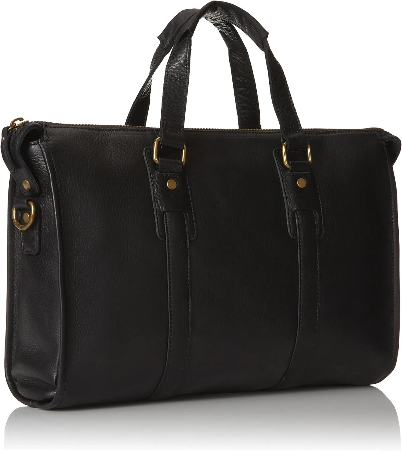 Men's Classic Leather Brief, Black, One Size