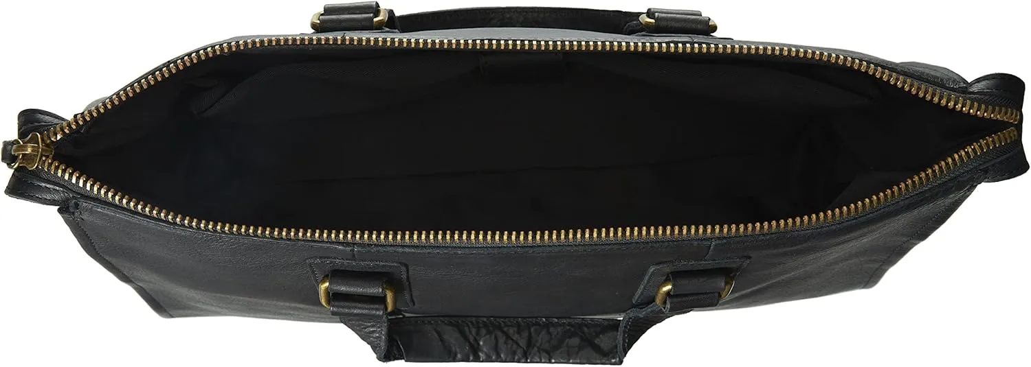 Men's Classic Leather Brief, Black, One Size