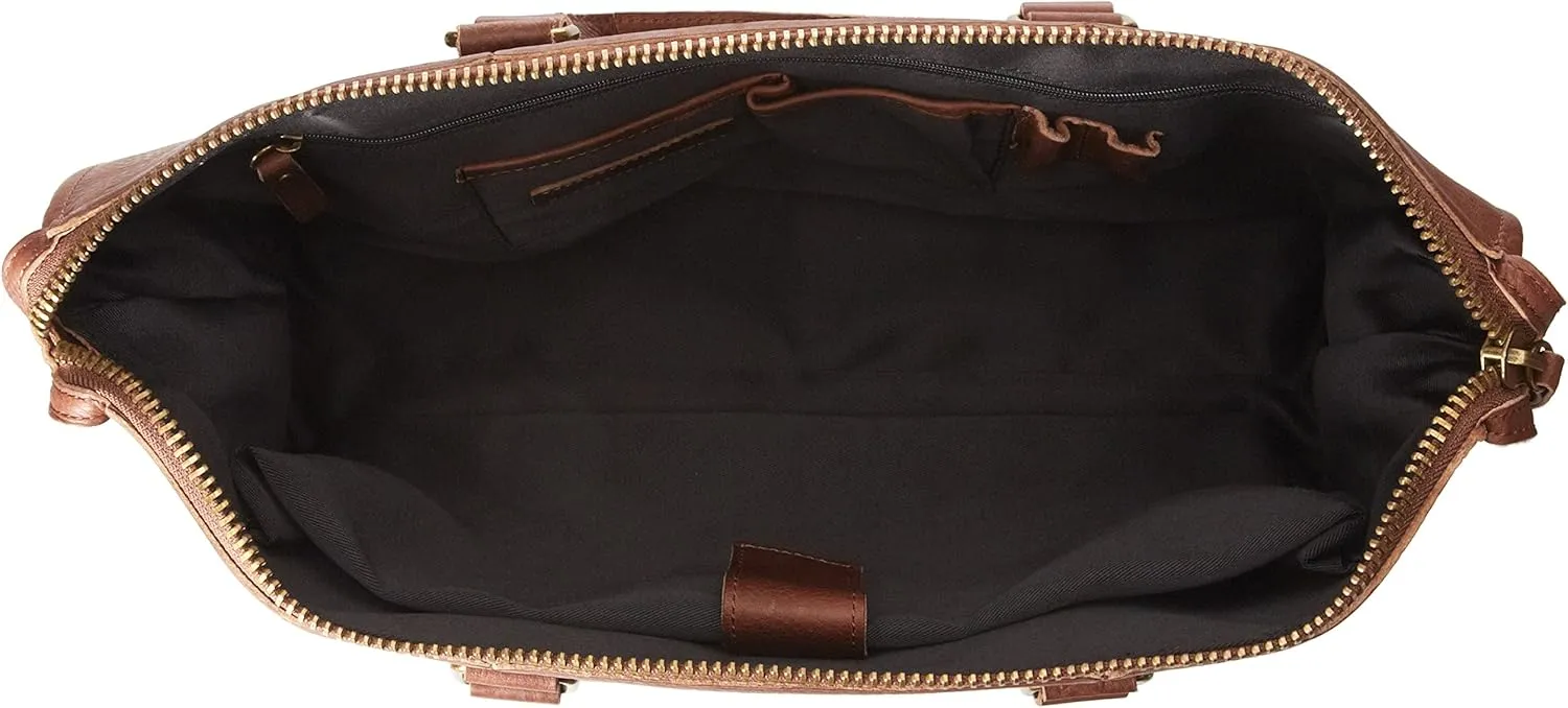 Men's Classic Leather Brief, Dark Brown, One Size