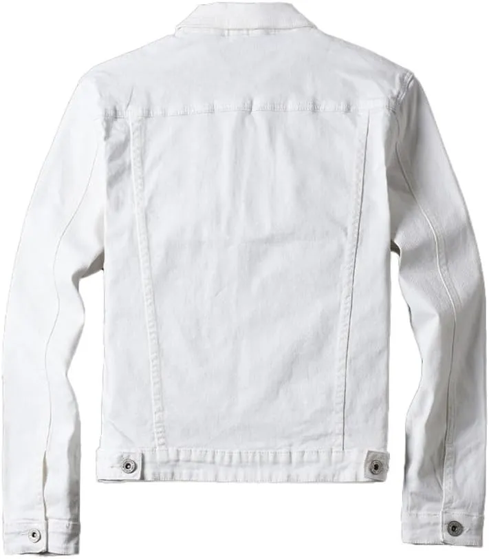 Mens Classic Slim Fit Trucker Denim Jean Jacket