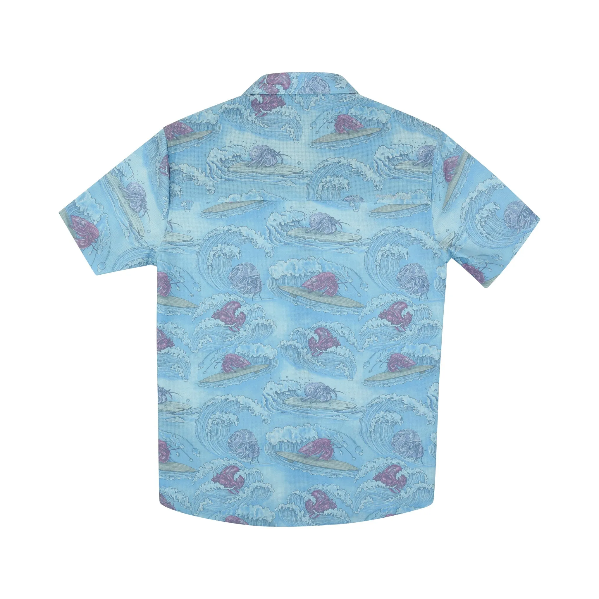 Men's Curl Claw Short Sleeve Button Up Shirt