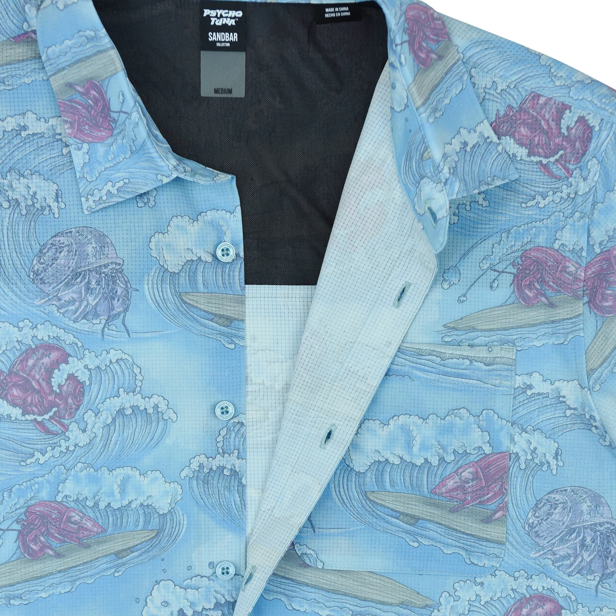 Men's Curl Claw Short Sleeve Button Up Shirt