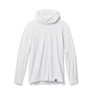 Men's Hooded Ultra Lightweight Sunshirt White