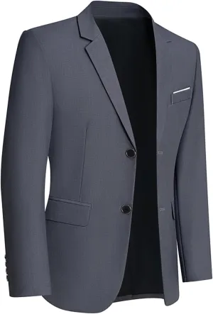 Mens Sport Coats and Blazers 5 Real Pockets Slim Fit Business Casual Men Suit Blazer Suit Jacket