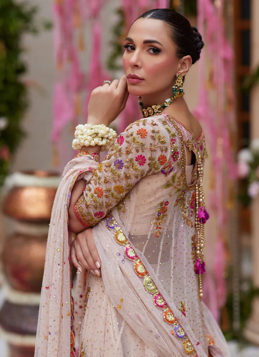 Meraki Beige Front Open Kalidaar
