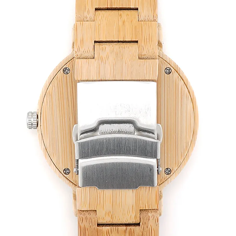 Montre en bois Beige
