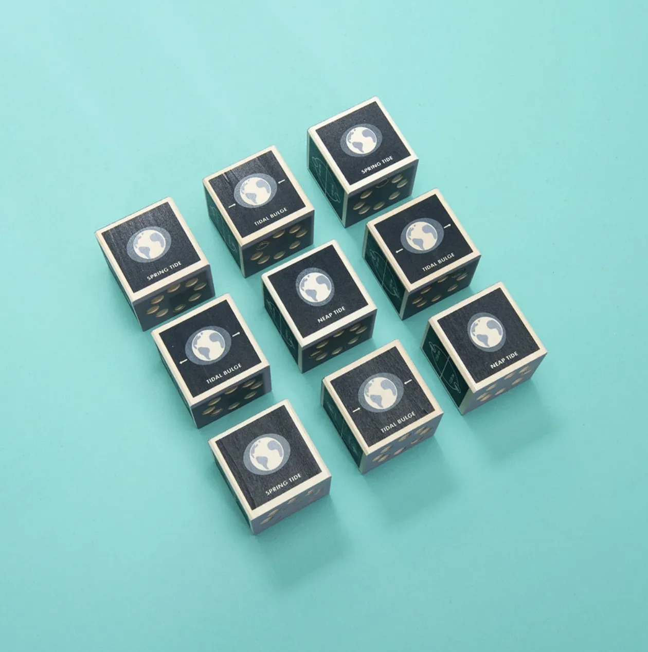 Moon Phase Wooden Blocks by Uncle Goose