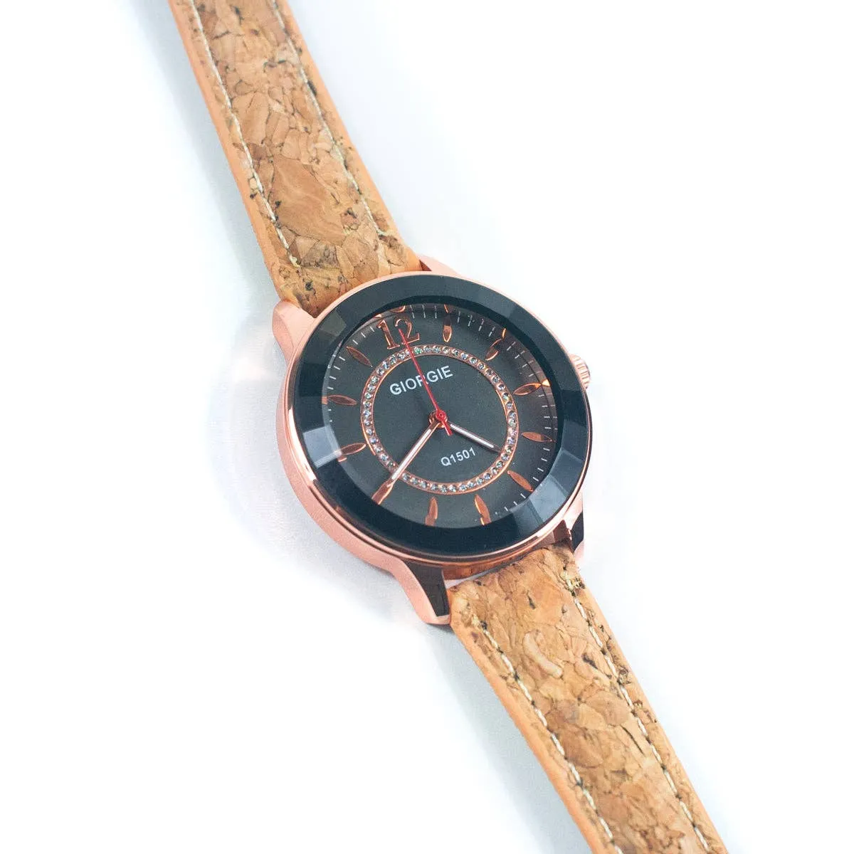 Natural Cork watch ladies fashion Watch WA-443-A（WITHOUT BOX）