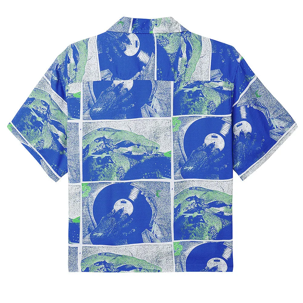 OBEY ATOLL SHIRT // BLUE MULTI