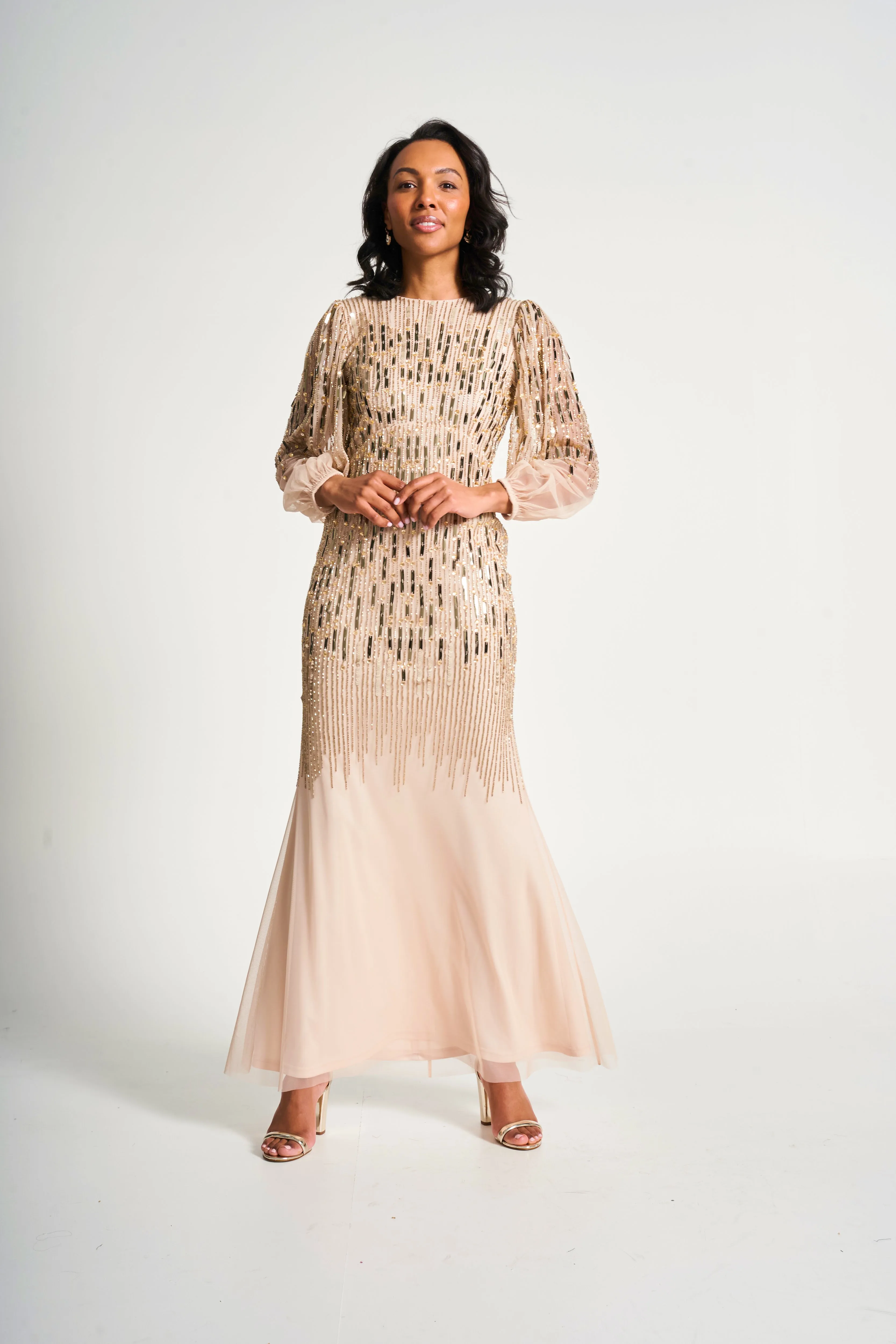 Odette Embellished Maxi Dress