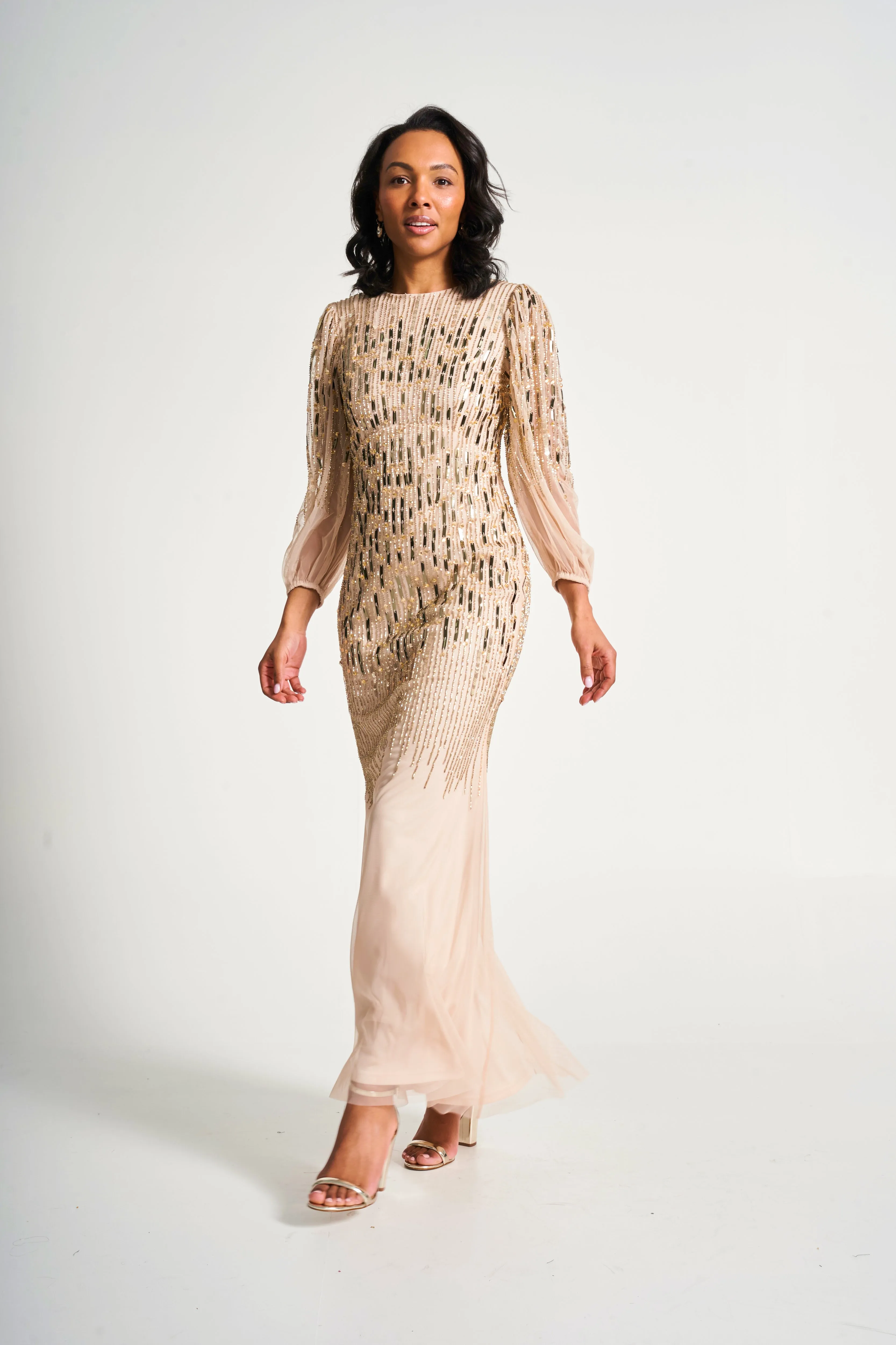 Odette Embellished Maxi Dress
