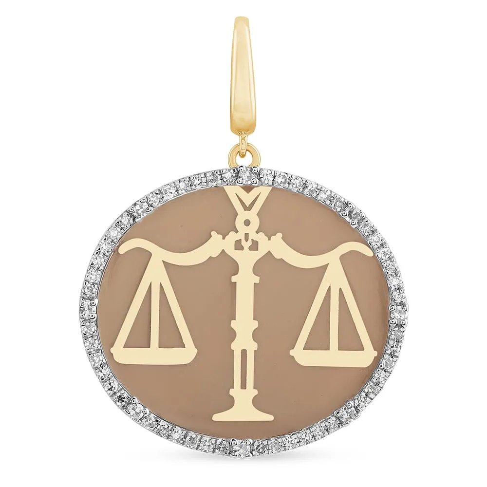 Oval charm RDCH0042SS Libra RDCH0042SS