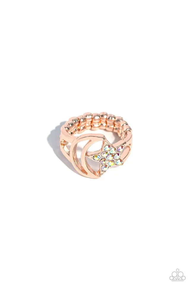 Paparazzi Ring ~ Stargazing Style - Rose Gold