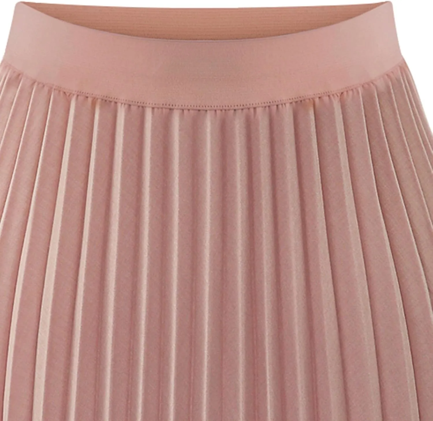 Pleated Midi Skirts for Women Midi Long High Waisted A Line Skirts Shirring Swing Skirt 2024 Fashion Party Skirt