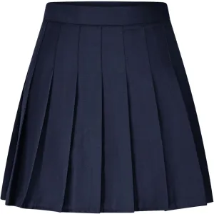 Pleated Skirts for Women High Waisted Zipper Solid Color Athletic Skater Cheerleading A Line Mini Skirt with Shorts