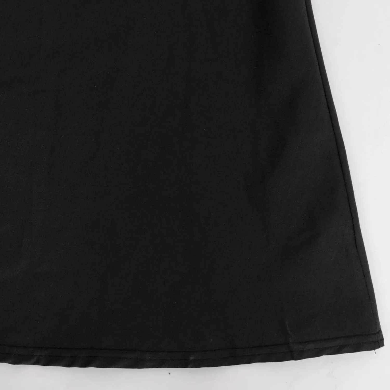 Pleated Skirts for Women, Women's Fashion High Waist Solid Color Skirt Loose Casual A-line Skirt Ankle Length Skirts