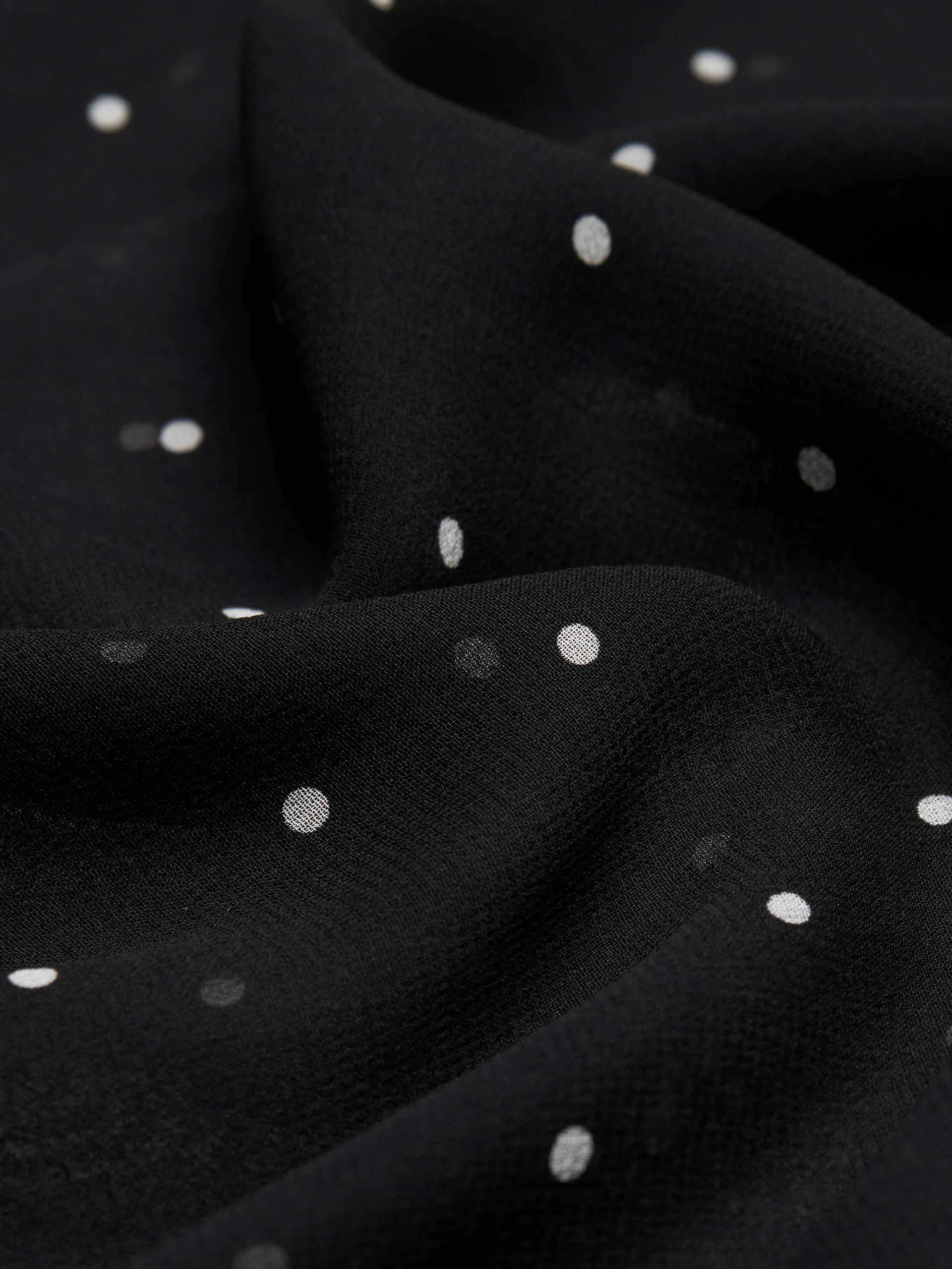 Polka-dot Silk Cami Dress