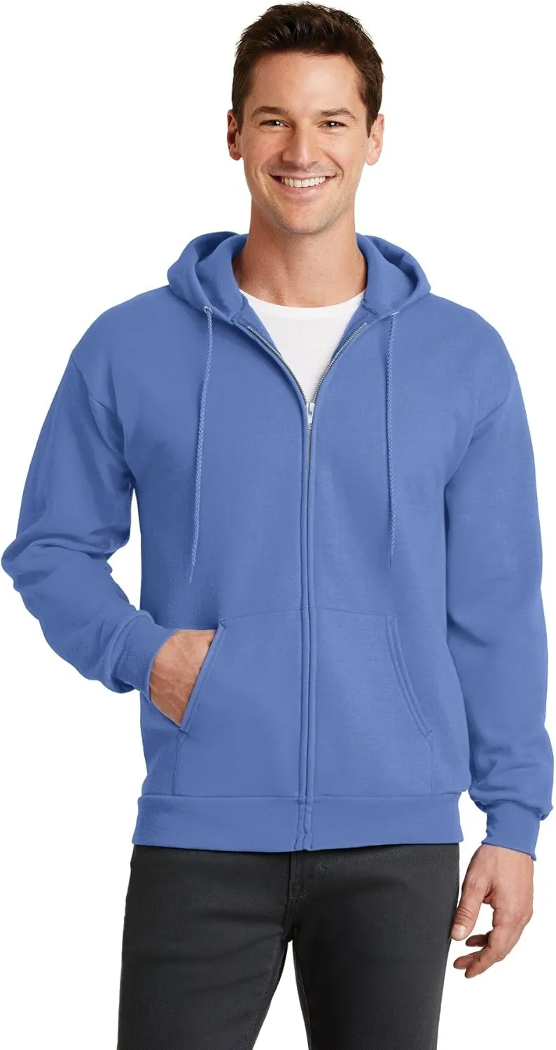 Port & Company Men's Classic Full Zip Hooded Sweatshirt