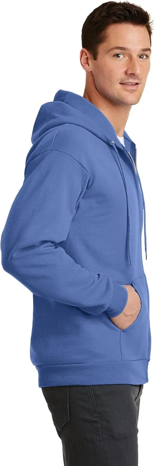 Port & Company Men's Classic Full Zip Hooded Sweatshirt