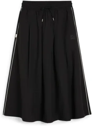 PUMA Womens Infuse Pleated Midi Skirt Casual Casual - Black - Size S