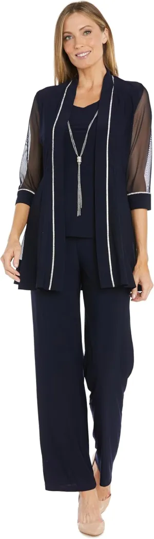 R&M Richards Women's Classic Pants Set