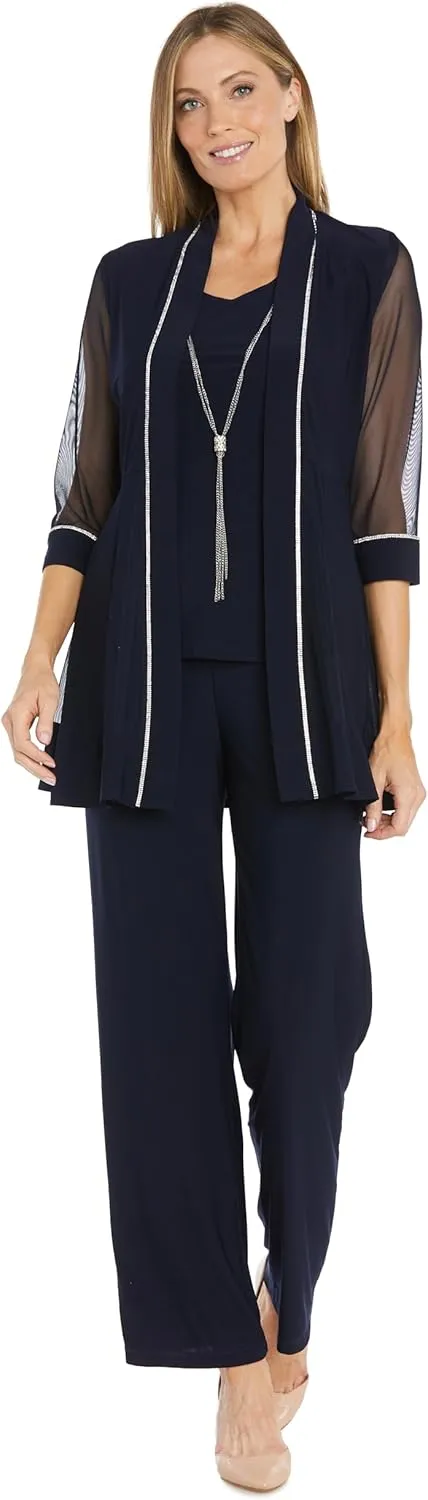 R&M Richards Women's Classic Pants Set