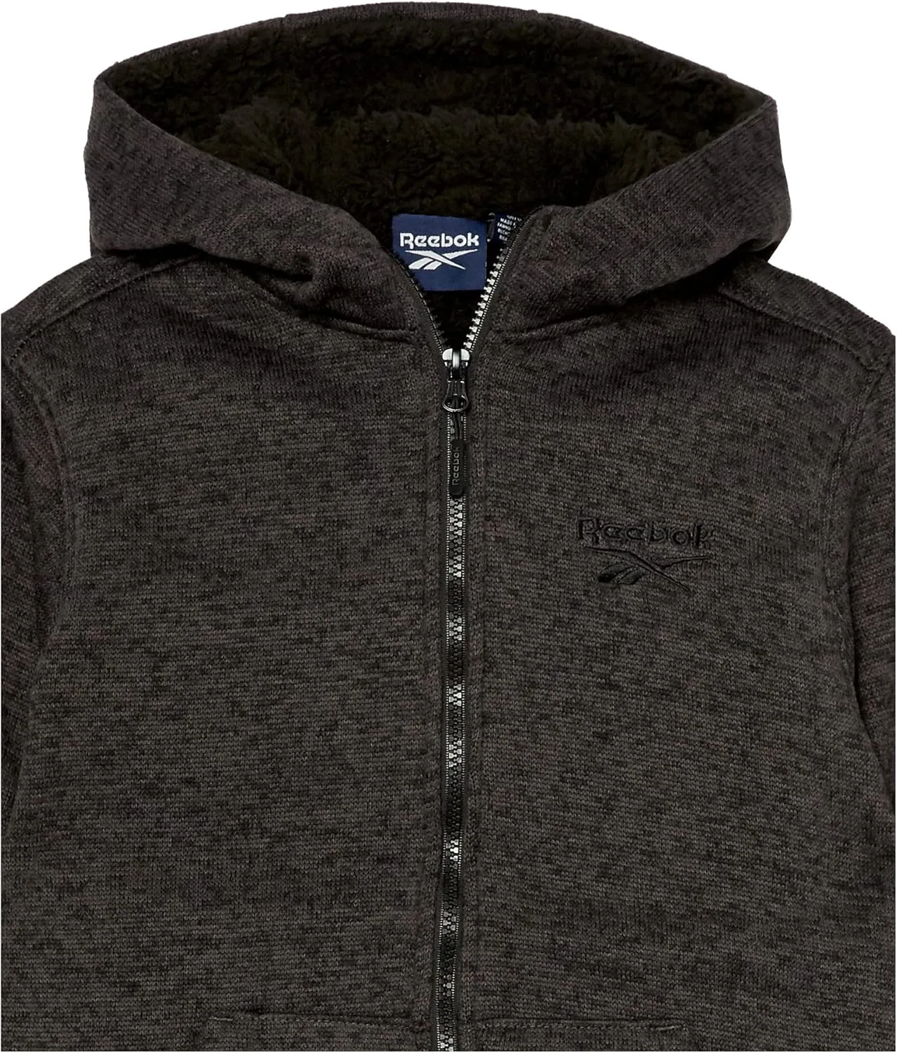 Reebok Boys' Classic Insulated Sweater Fleece Jacket
