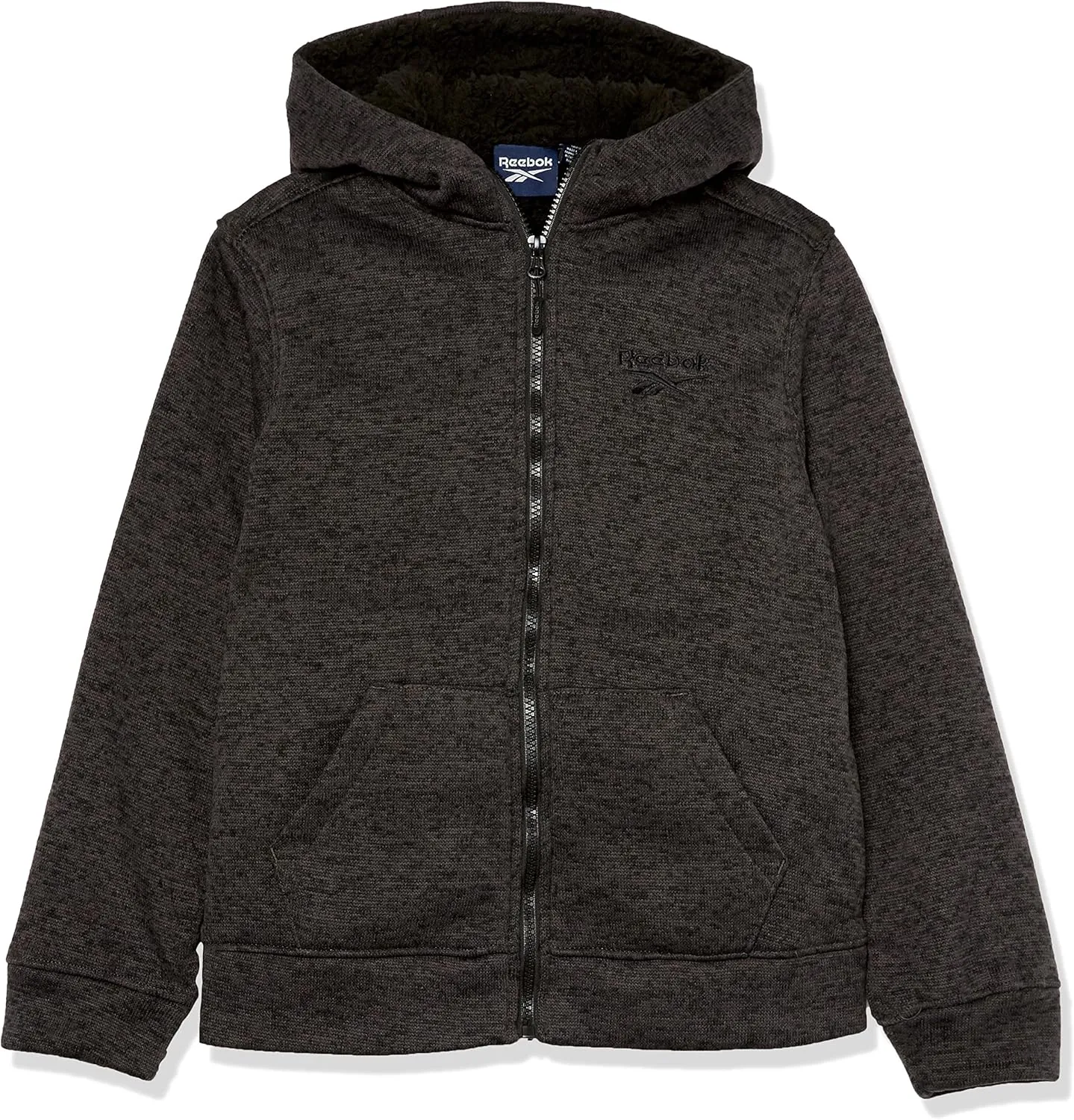 Reebok Boys' Classic Insulated Sweater Fleece Jacket