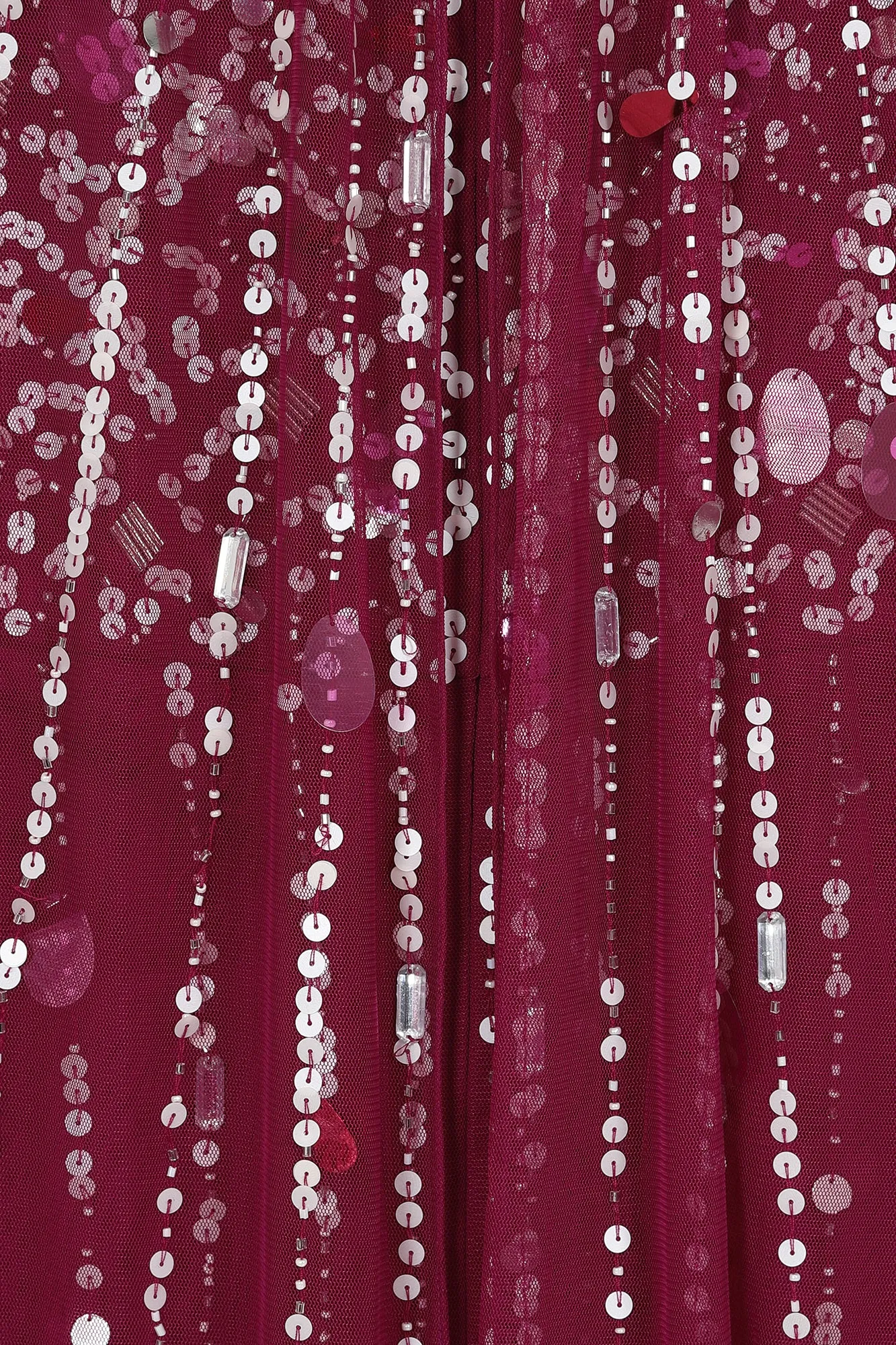 Rena Embellished Cape Sleeve Maxi Dress