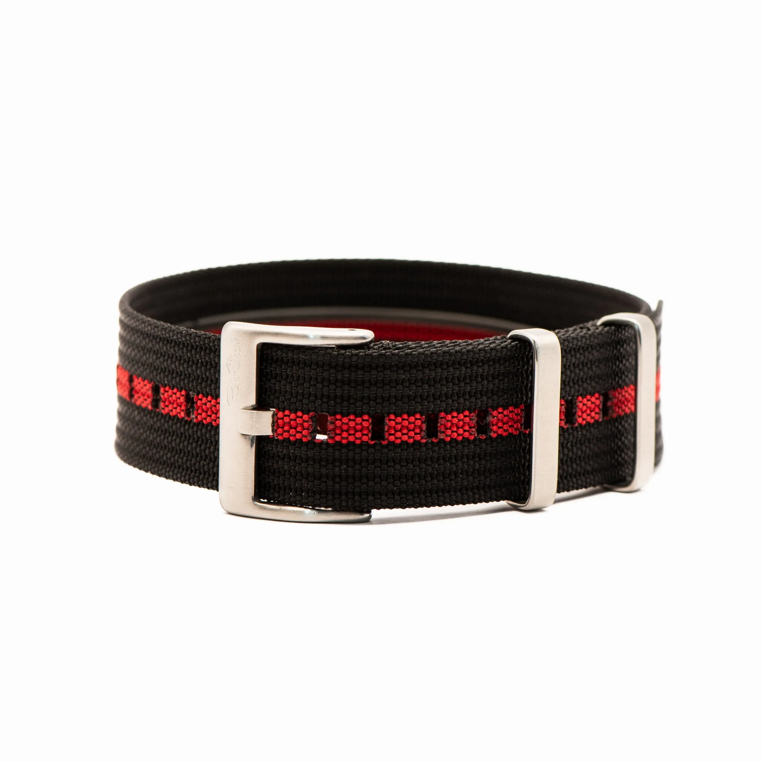 Ribbed Single-Pass - Black & Red