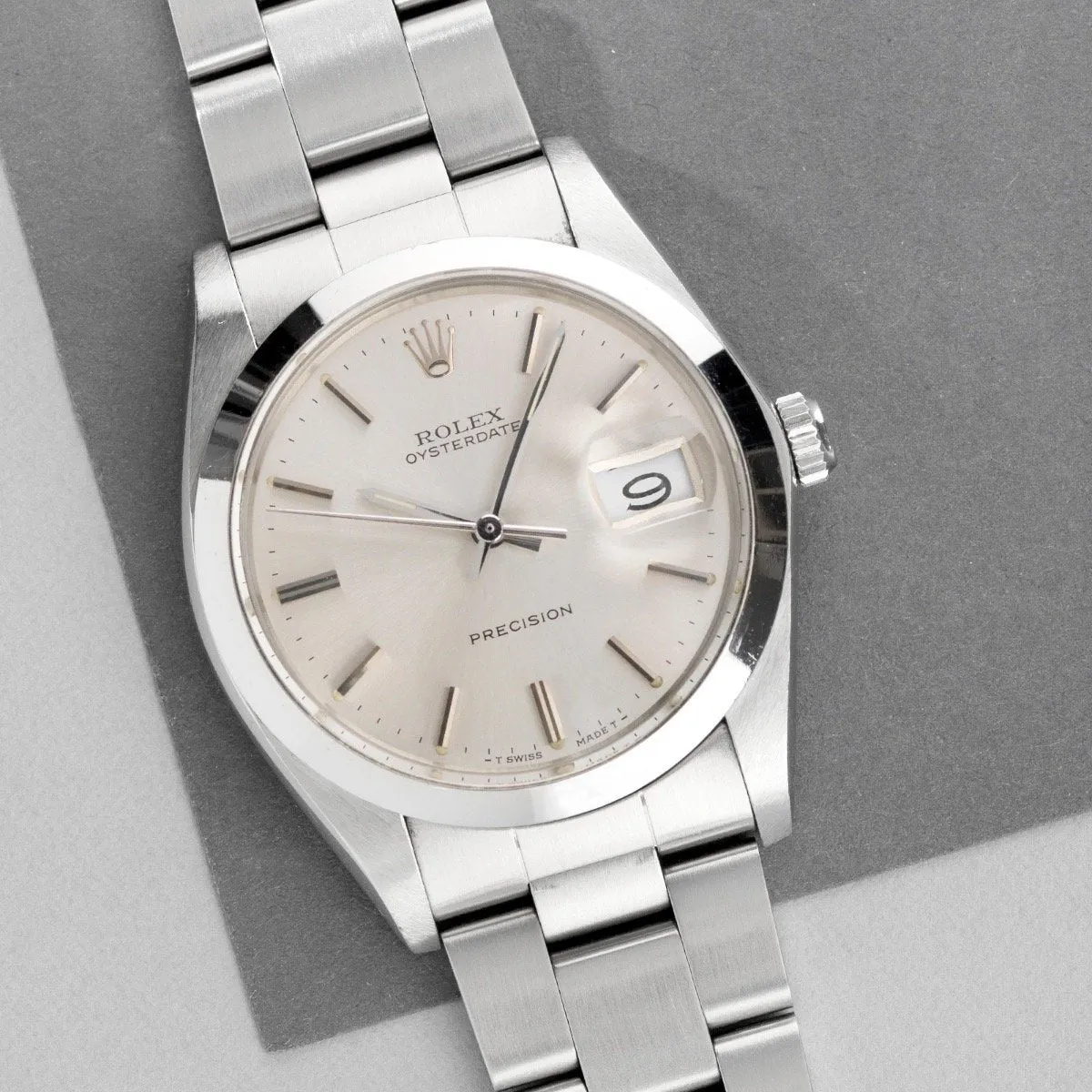 Rolex Oysterdate Silver Dial Reference 6694