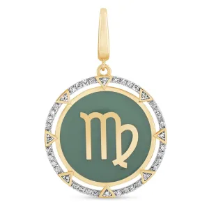 Round charm RDCH0009GG Virgo RDCH0009GG