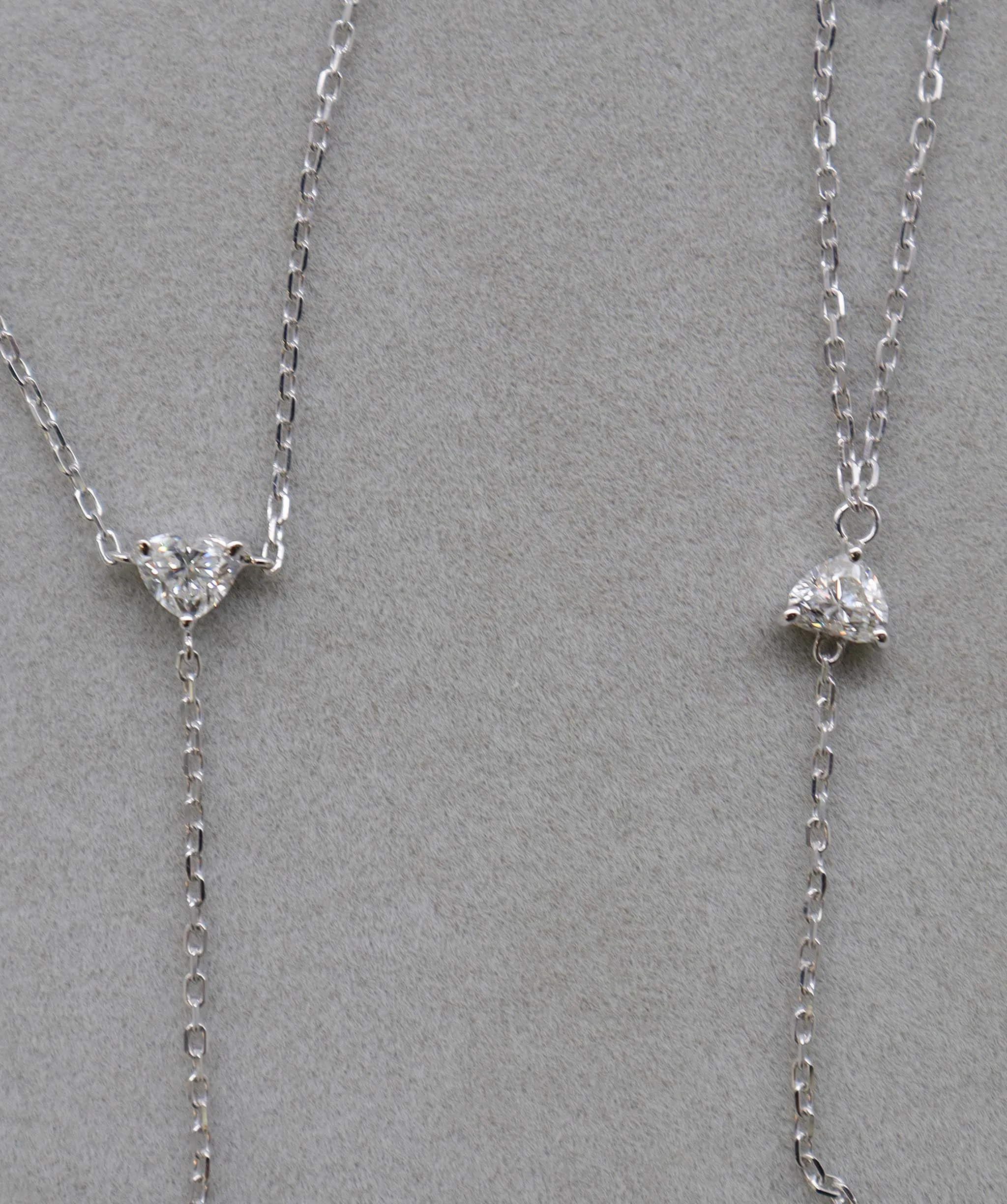 Sabrina’s Queen of Hearts Hand Chain Heart Cut Design White Gold DXBS2681