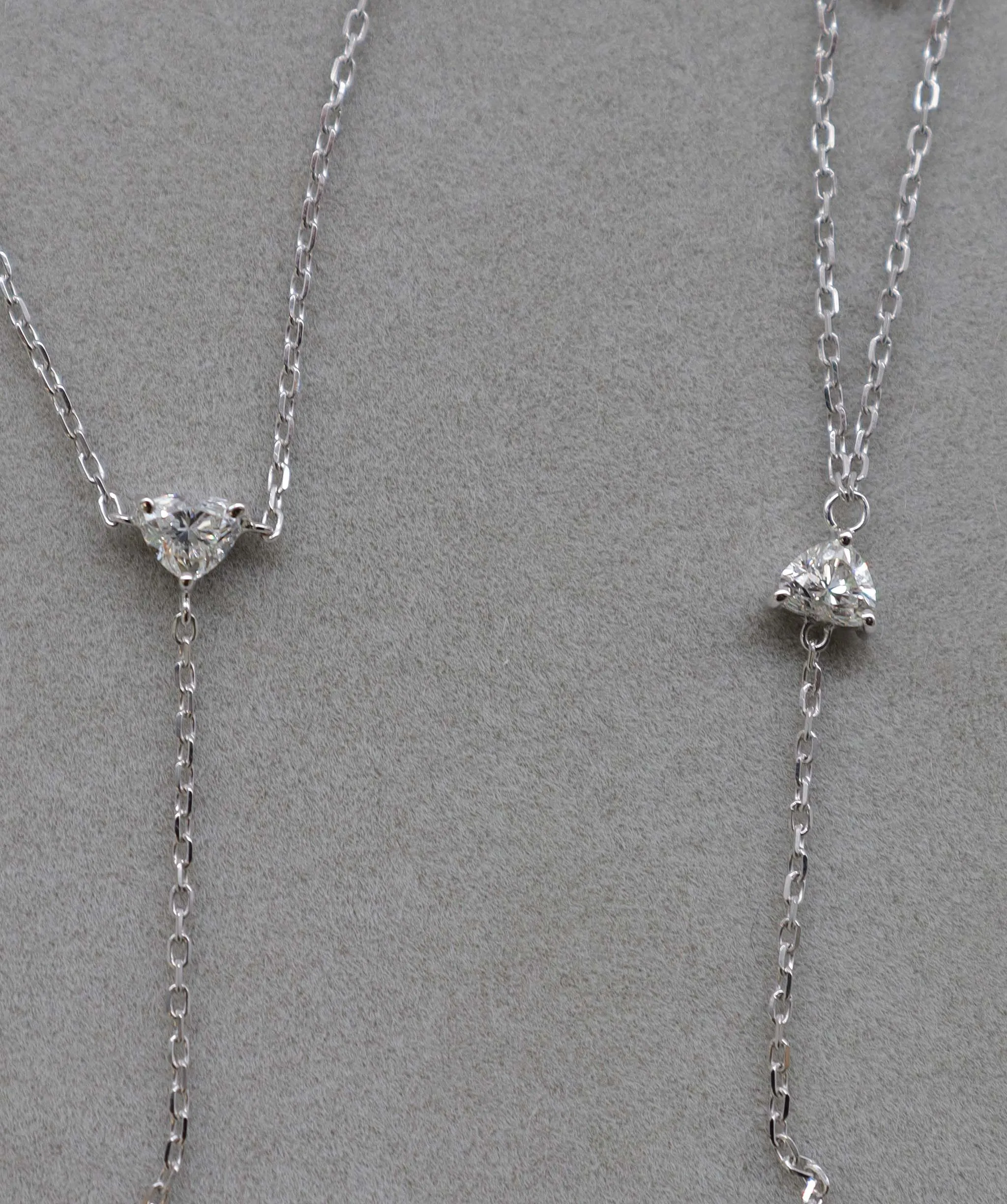 Sabrina’s Queen of Hearts Hand Chain Heart Cut Design White Gold DXBS2681