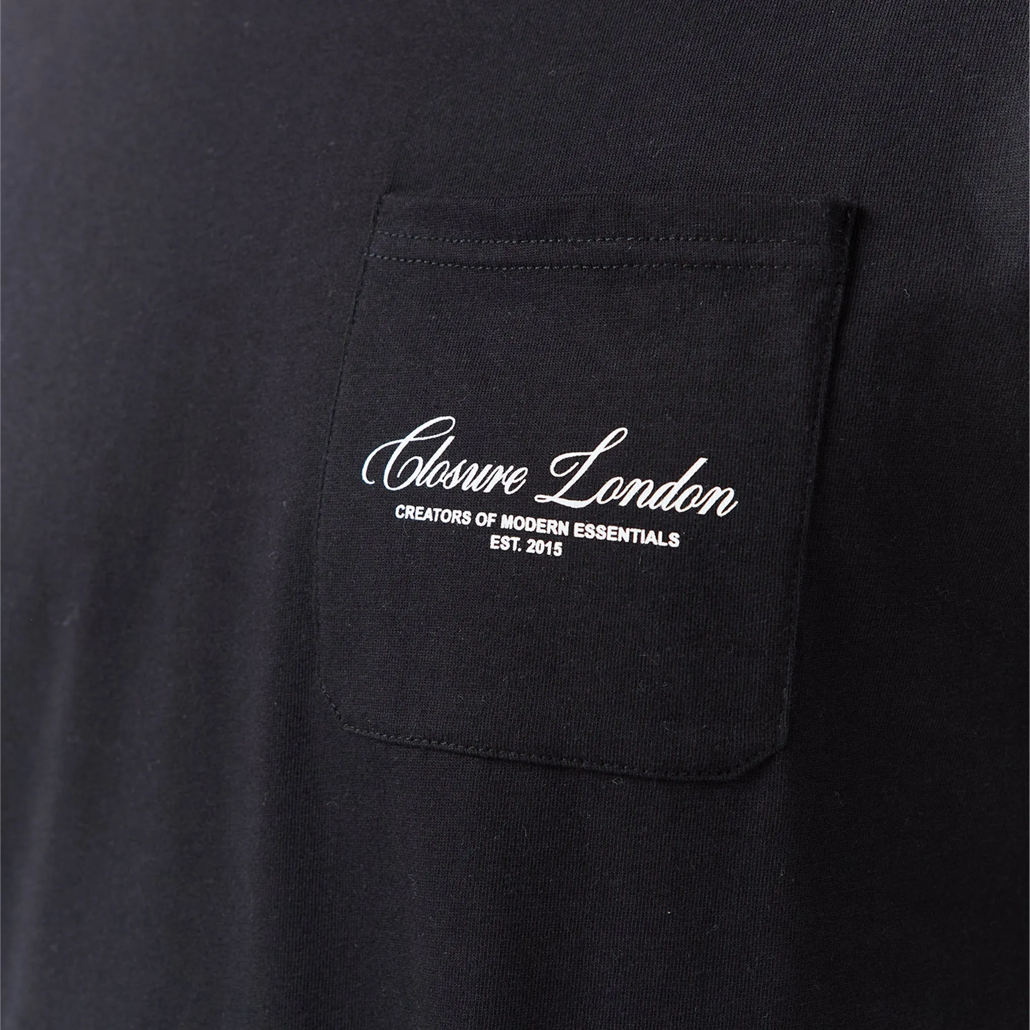 Script Logo Pocket T-Shirt | Black