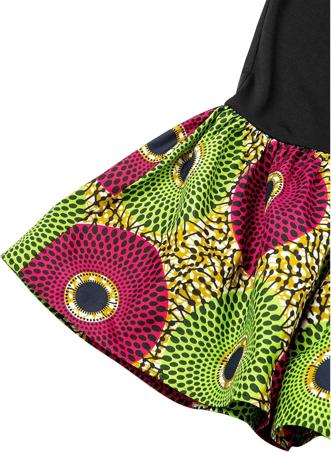 SHENBOLEN Women African Print Skirt Kente Pencil Skirts