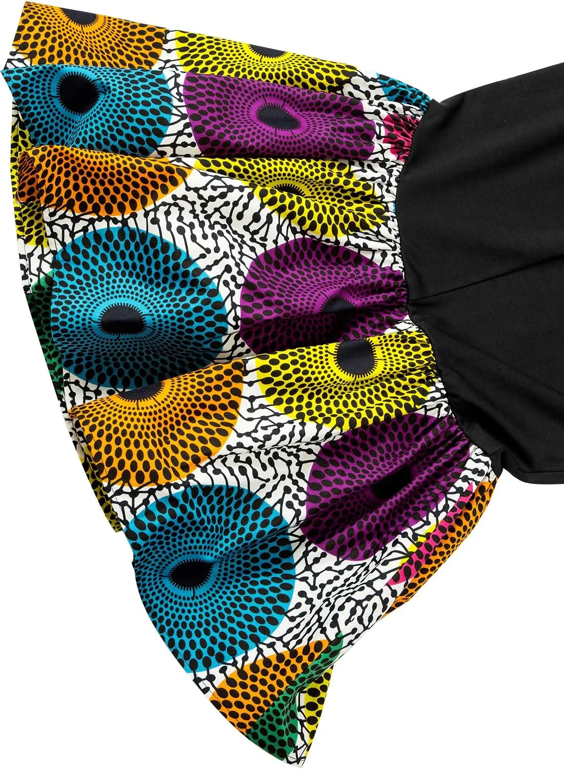 SHENBOLEN Women African Print Skirt Kente Pencil Skirts