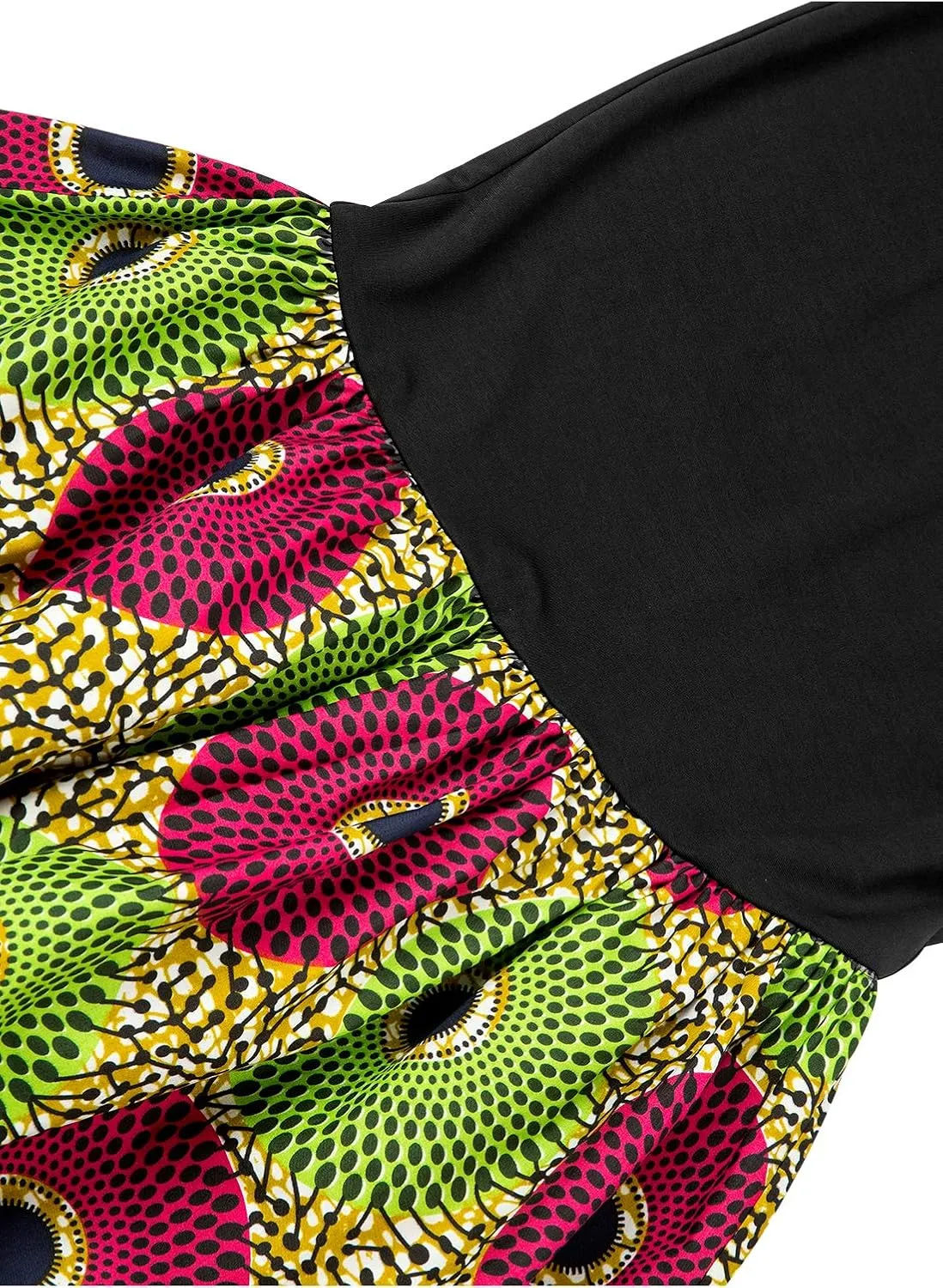 SHENBOLEN Women African Print Skirt Kente Pencil Skirts