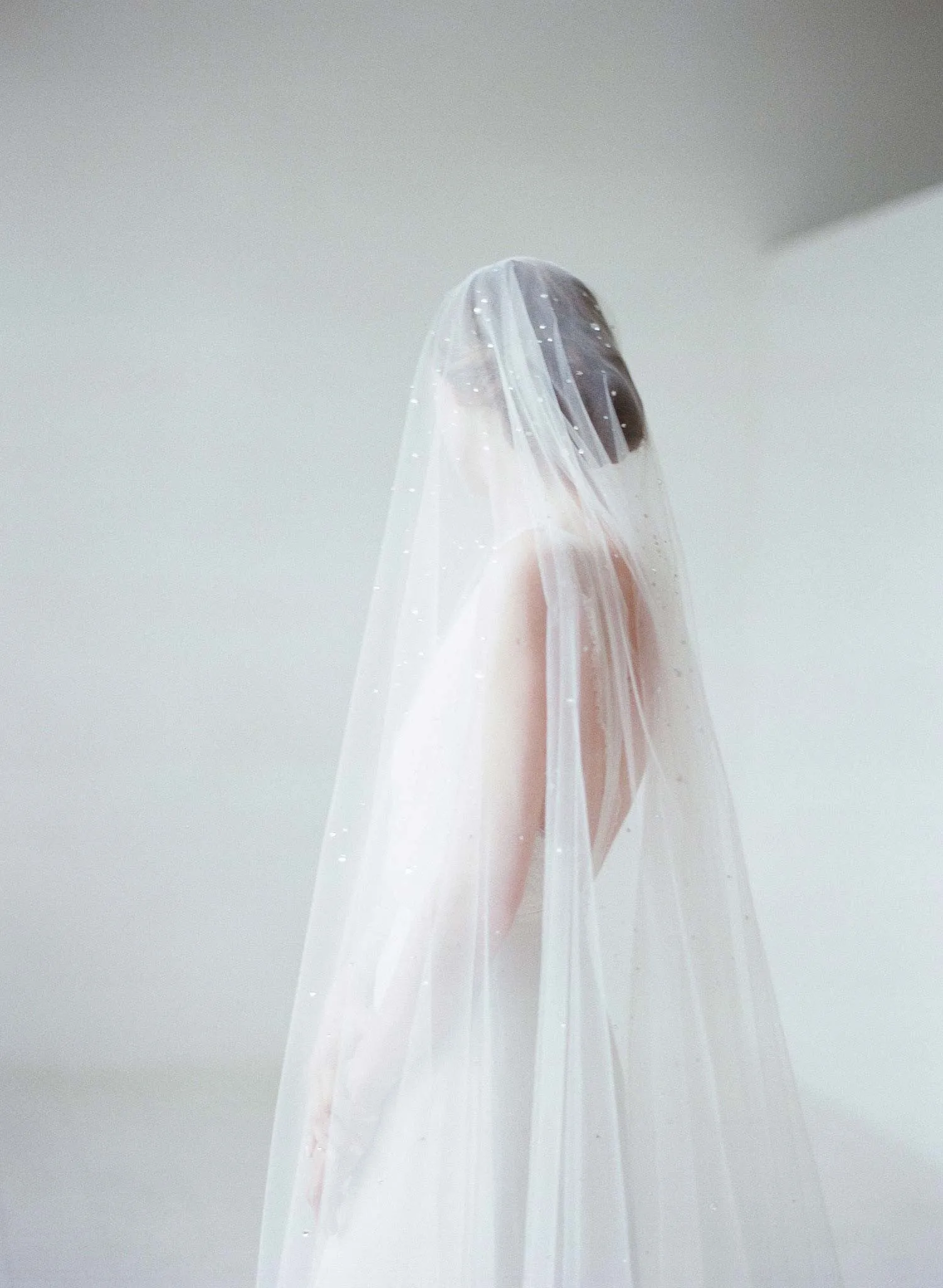 Shimmering starry crystal veil - Style #712