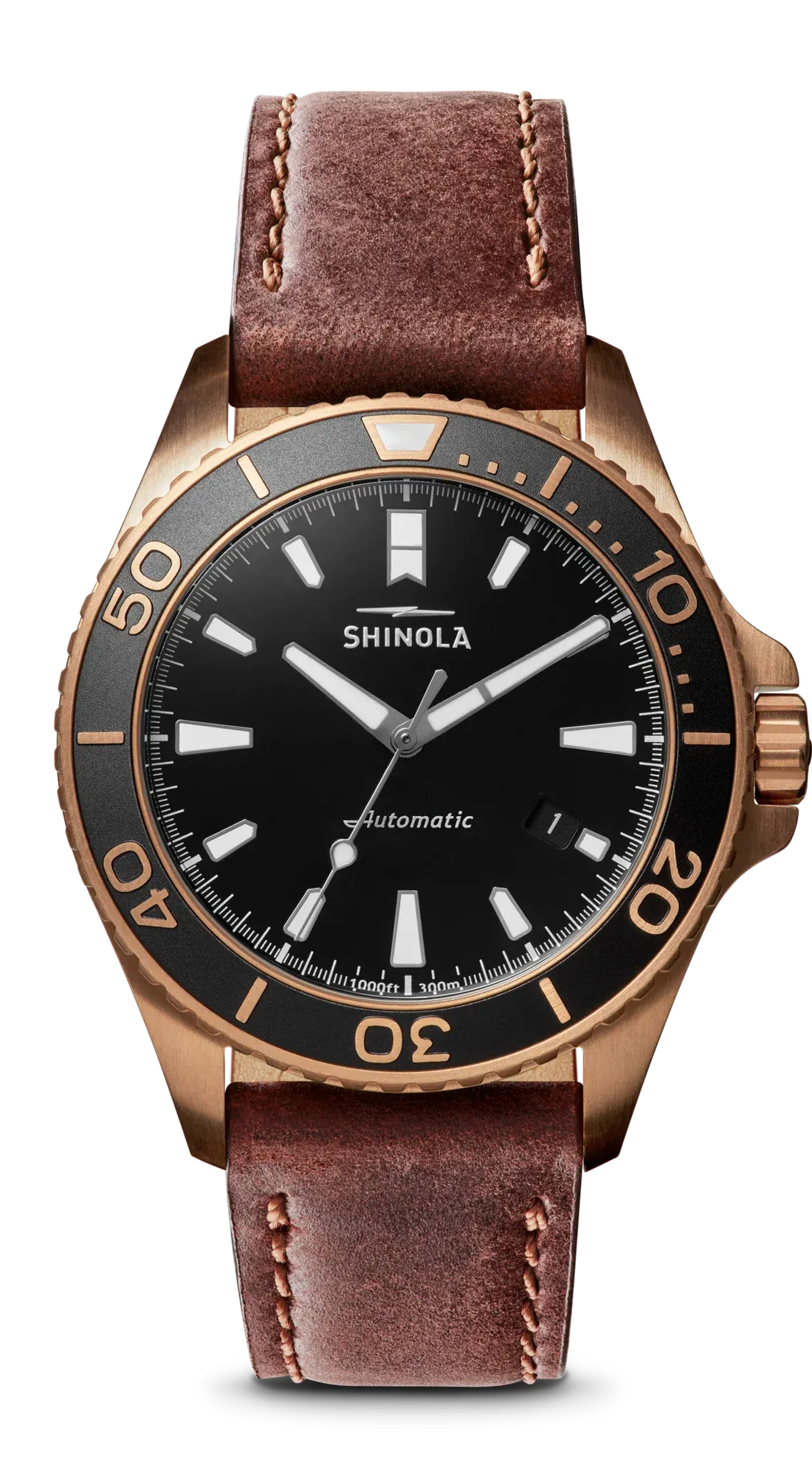 Shinola: Bronze Monster Automatic Watch