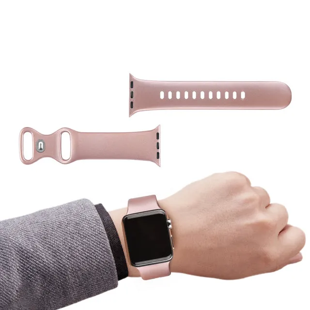 Silicone Bracelet Band i-Watch 41/45MM Smart Watch correa