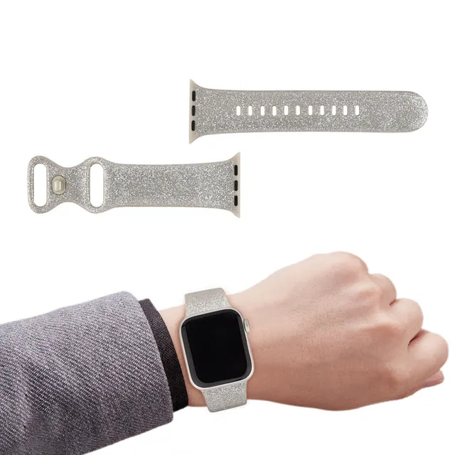 Silicone Bracelet Band i-Watch 41/45MM Smart Watch correa