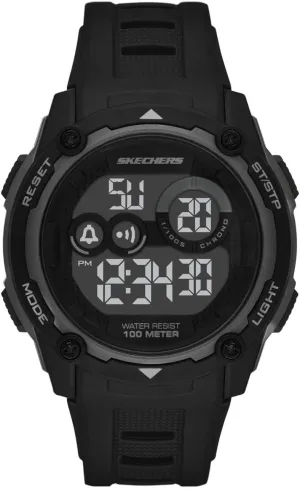 Skechers SR1149 Digital Sports Watch for Men - Atwater Black