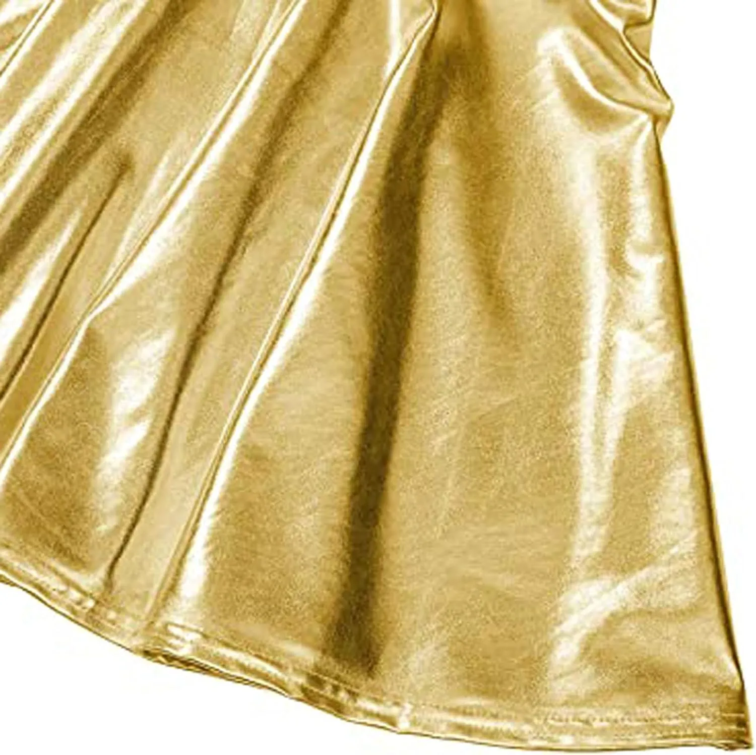 Skirts for Women Midi Length Skirt Short High Pleated Waist Elegant Solid Leather Women's Plus Size Mini Skirt