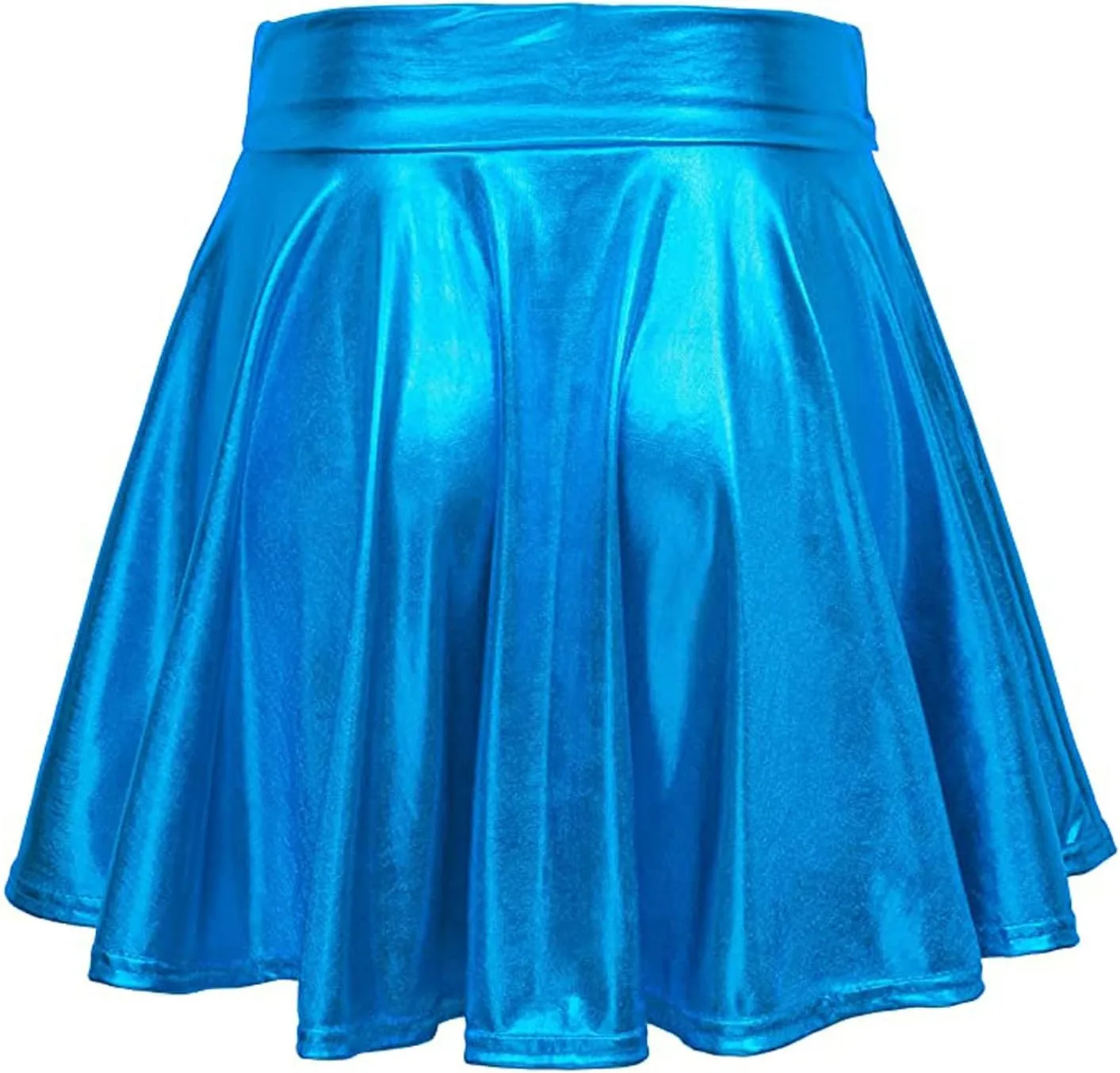 Skirts for Women Midi Length Skirt Short High Pleated Waist Elegant Solid Leather Women's Plus Size Mini Skirt