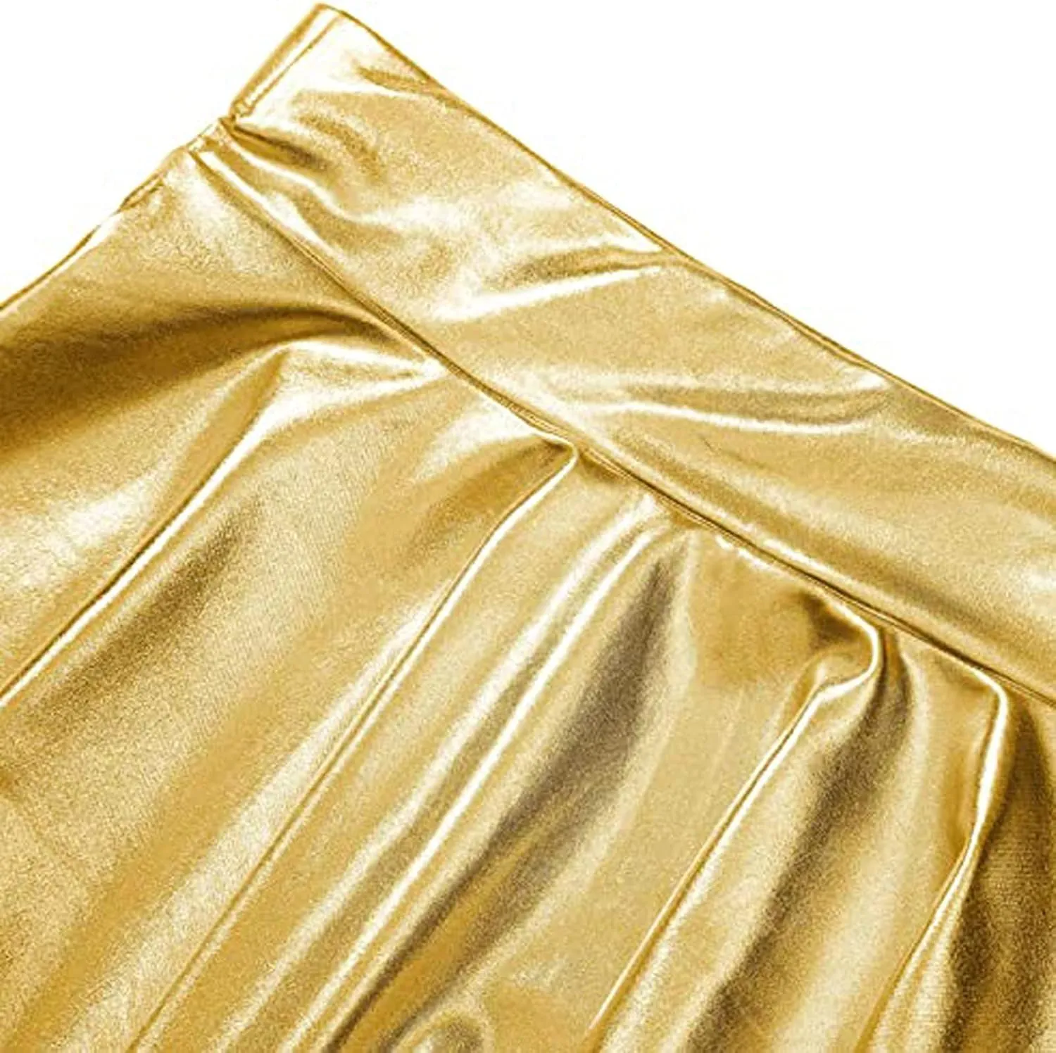 Skirts for Women Midi Length Skirt Short High Pleated Waist Elegant Solid Leather Women's Plus Size Mini Skirt